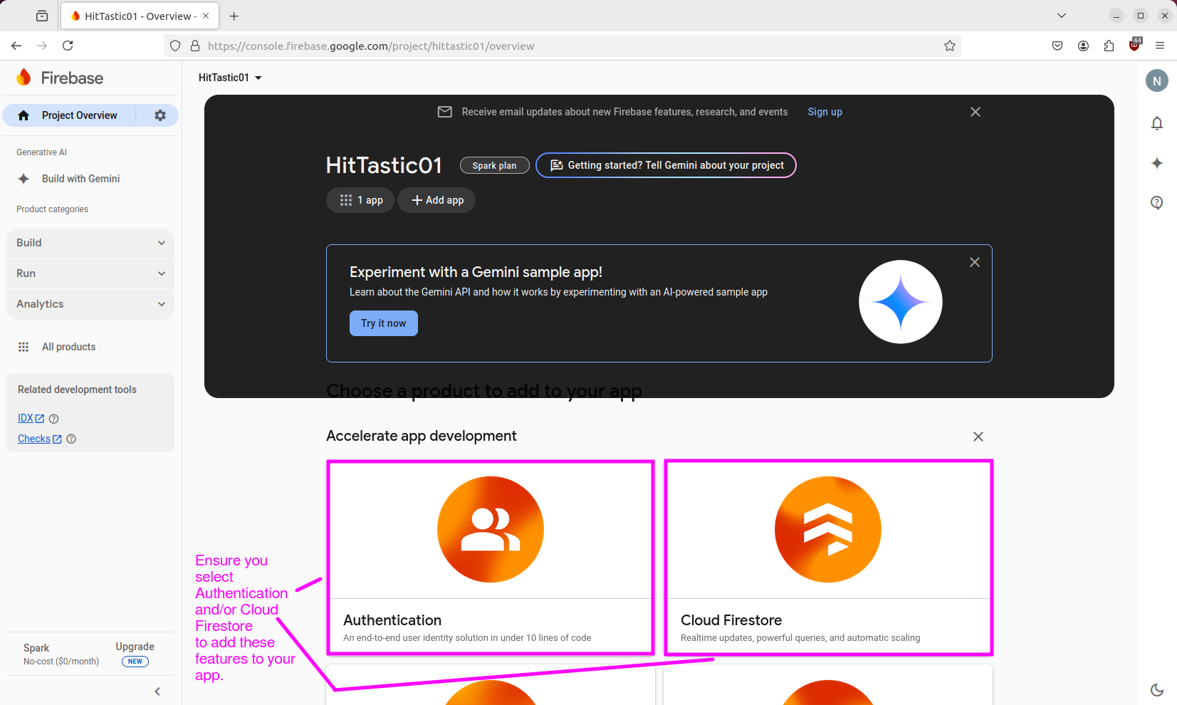 Adding Firebase features