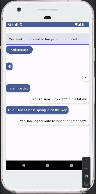 Messaging example