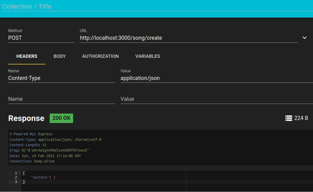 Setting content type in RESTer